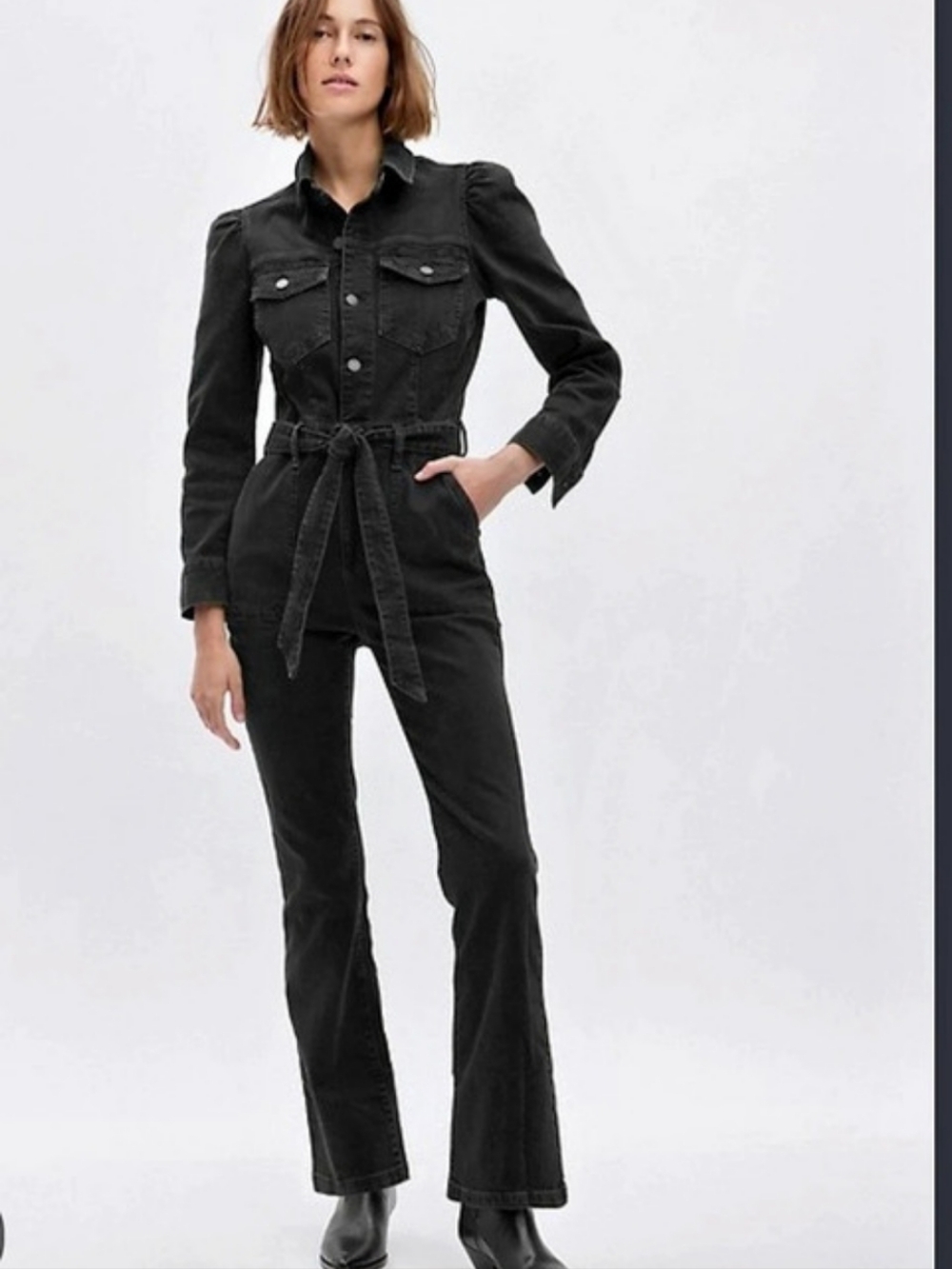 Gap Western Denim Jumpsuit